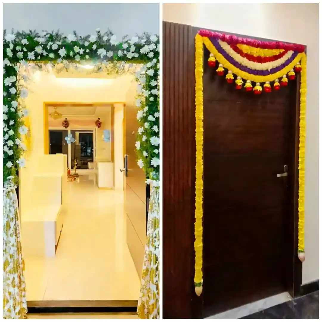 Premium Real Flower 1BHK Grah Parvesh Decoration